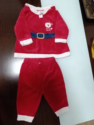 Traje Papá Noel bebé