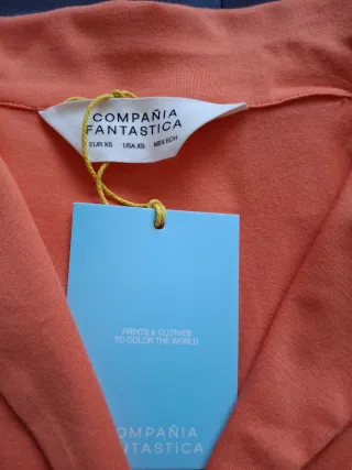 Camiseta Compañía Fantástica Naranja Talla XS