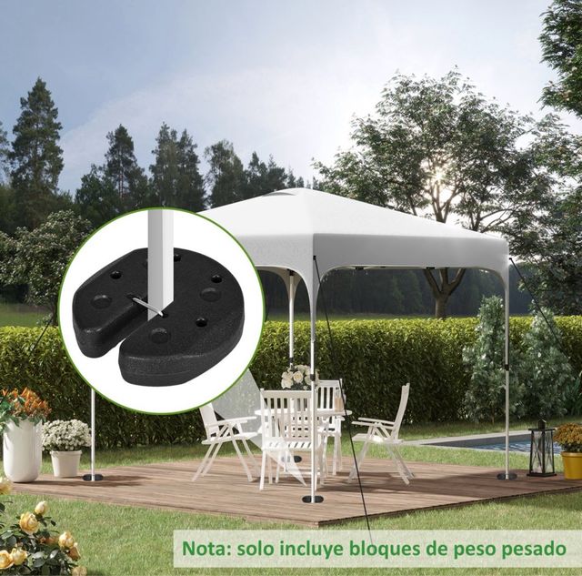 Confezione da 4 pesi per tenda