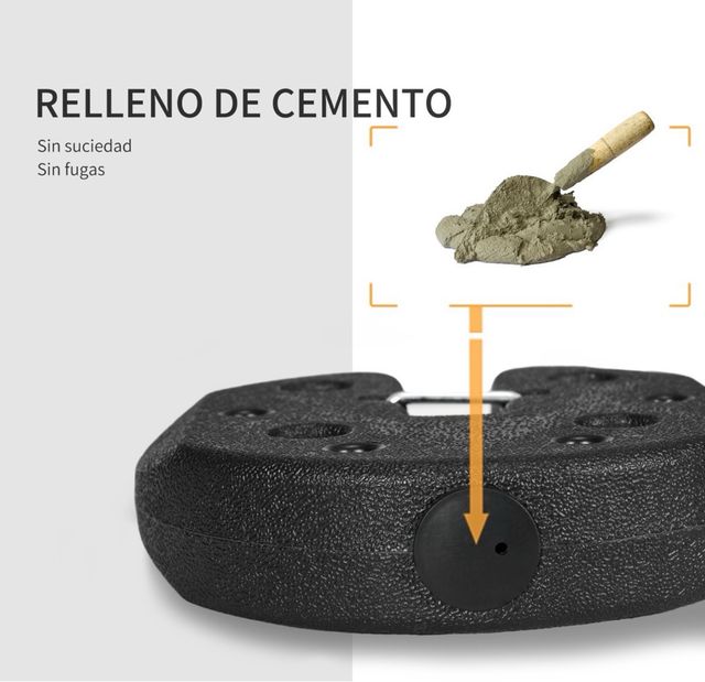 Confezione da 4 pesi per tenda