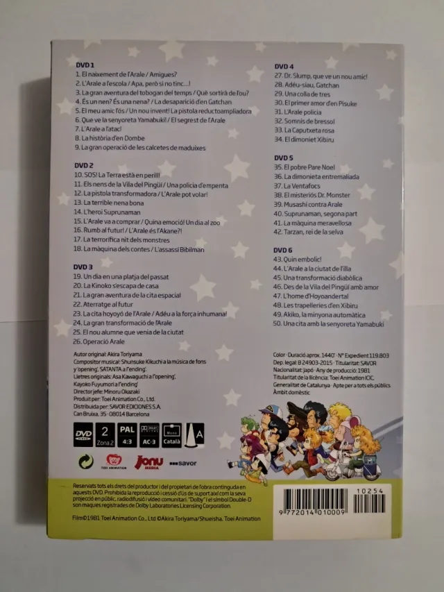 Dr. Slump Arale DVD - 50 Capitoli