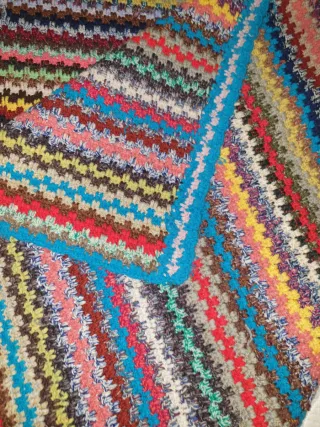 Copriletto uncinetto matrimoniale. 260 x 260 cm