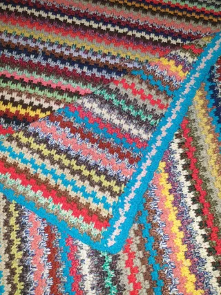 Copriletto uncinetto matrimoniale. 260 x 260 cm