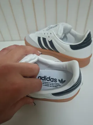 Adidas Samba Marrones y Blancas