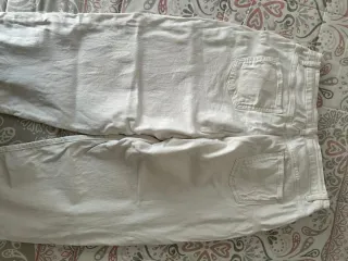 Pantalón vaquero mujer blanco