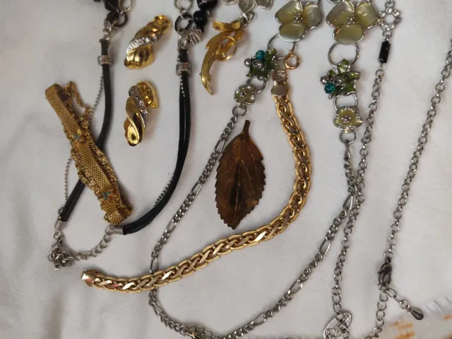 Conjunto de bijuterias variadas vintage