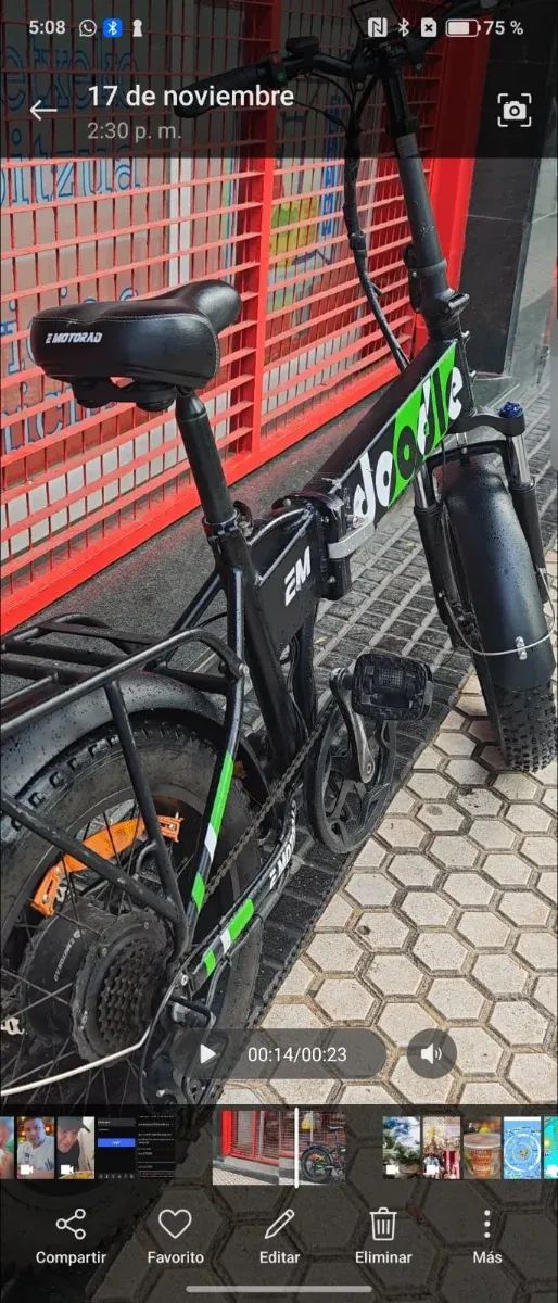 Bicicleta elettrica pieghevole 20x4