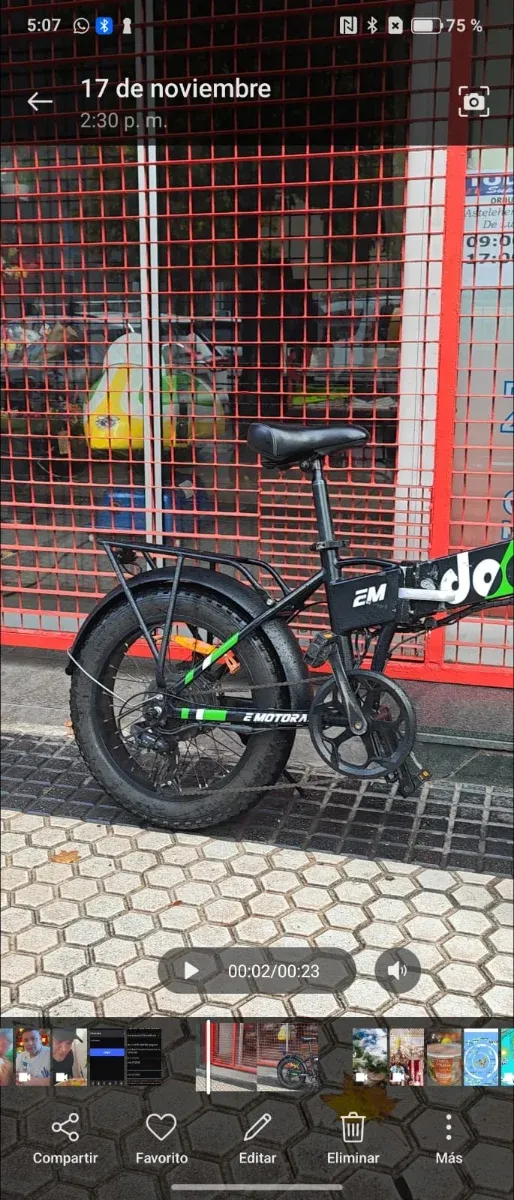 Bicicleta elettrica pieghevole 20x4