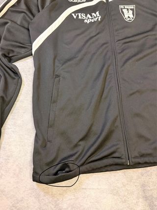 Chaqueta Adidas Talla S Negra y Blanca