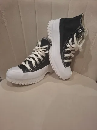 Zapatillas Converse plataforma negras