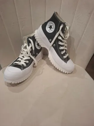 Zapatillas Converse plataforma negras
