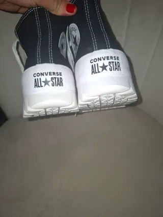 Zapatillas Converse plataforma negras