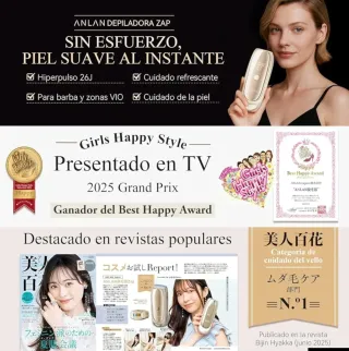 Depiladora ANLAN 26J Láser Indolora