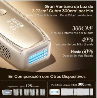 Depiladora ANLAN 26J Láser Indolora