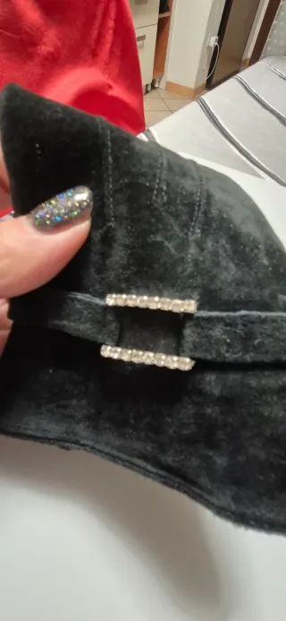 Guanti in pelle neri