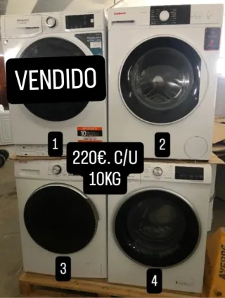 Lavadora LG y Corbero 10kg