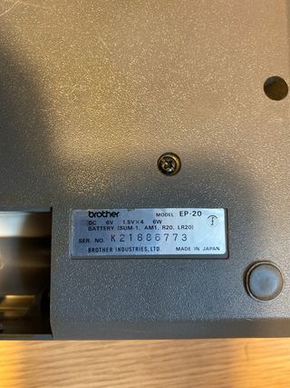 Impresora portátil Brother EP-20