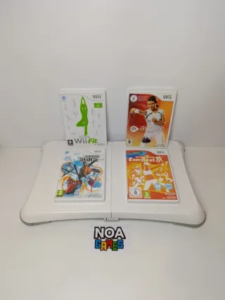 Pacchetto Balance Board + 4 Giochi - Nintendo Wii