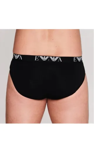 Pack 3 Calzoncillos Emporio Armani Negro