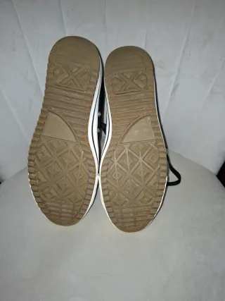 Botines Converse Negro Piel