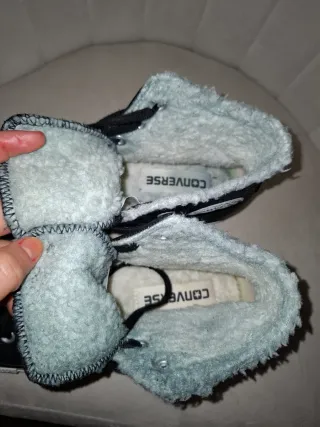 Botines Converse Negro Piel