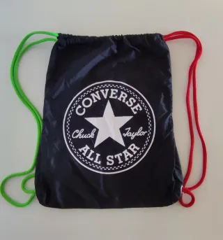 Mochila bolsa Converse Cuerdas Negra