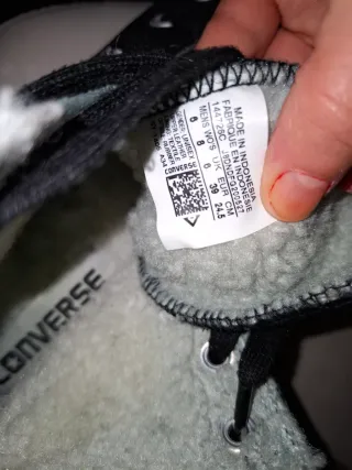 Botas Converse Piel Forradas Negro