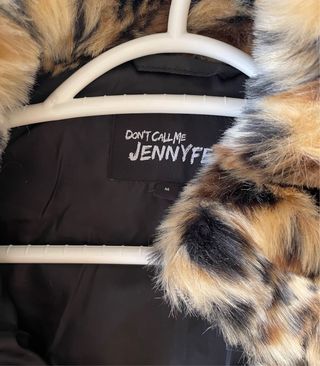 Chaqueta leopardo peluda