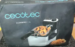 Freidora Cecotec Cleanfry 1.5L