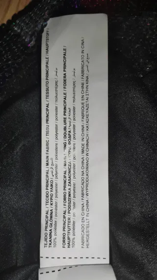 Vestido lentejuelas fiesta talla L.