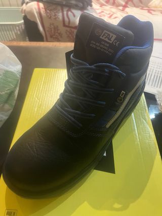 Botas de Seguridad FAL Negras y Azules