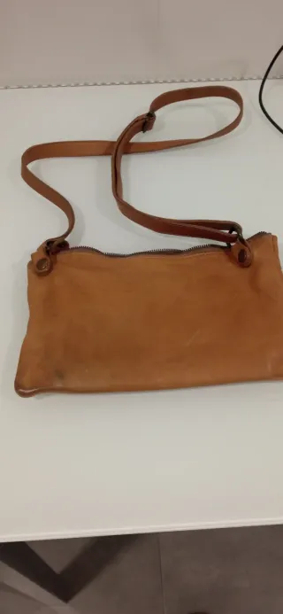 Bolso piel El Corte Inglés camel