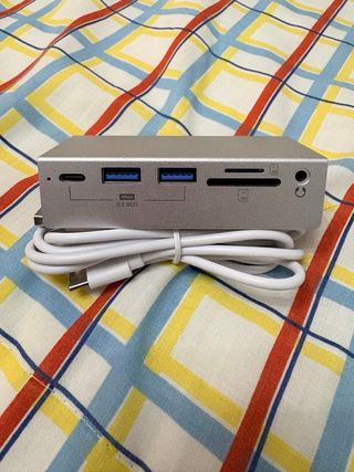 Hub USB-C Plata 2 Puertos USB 3.0h