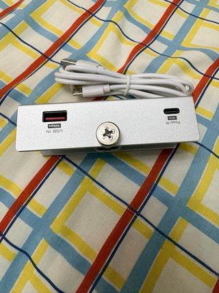 Hub USB-C Plata 2 Puertos USB 3.0h