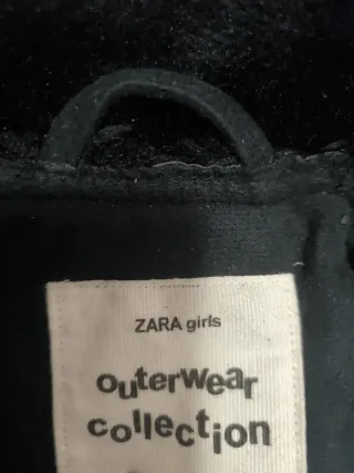 Chaqueta Zara Niña Negra