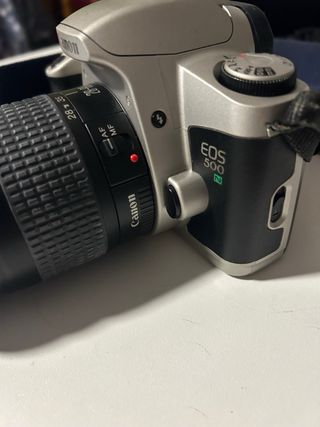 Cámara Canon EOS 500 Plata y Negra
