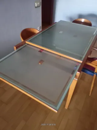 Muebles comedor y Mesa de centro extensible madera