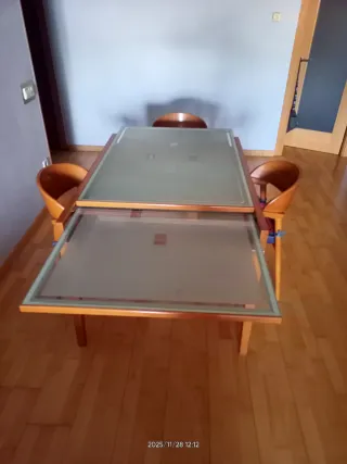 Muebles comedor y Mesa de centro extensible madera