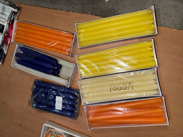 Velas largas de colores (varios)