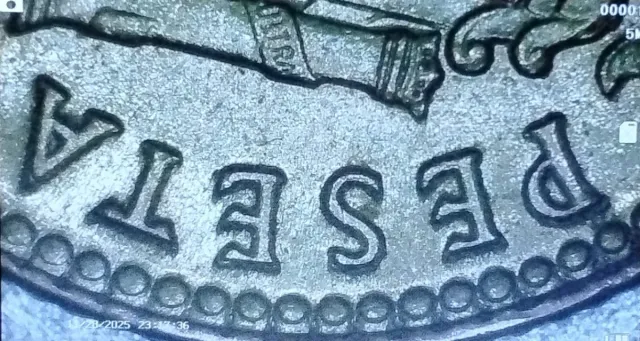 Moneta 1pts Spagna 1975*80 con errori