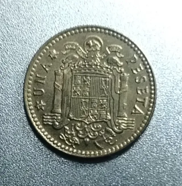 Moneta 1pts Spagna 1975*80 con errori