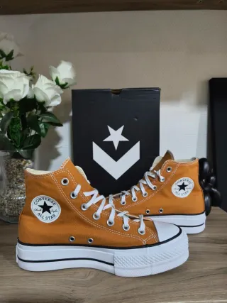 Converse All Star Hi Lift Plataforma Talla 38