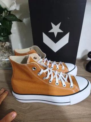 Converse All Star Hi Lift Plataforma Talla 38