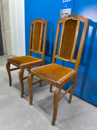 Pareja de Sillas Antiguas bien conservadas