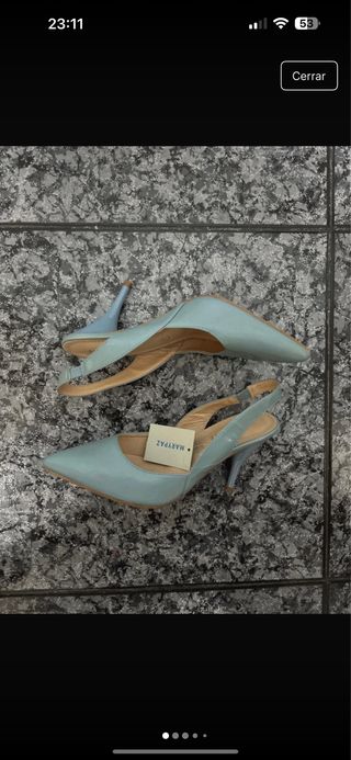 Zapatos de tacón Marypaz azules