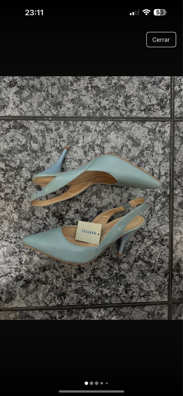 Zapatos de tacón Marypaz azules