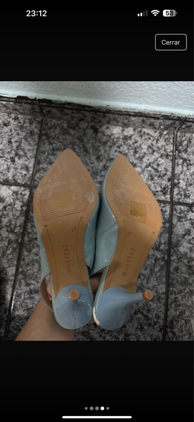 Zapatos de tacón Marypaz azules