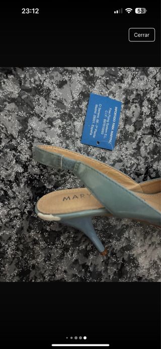 Zapatos de tacón Marypaz azules