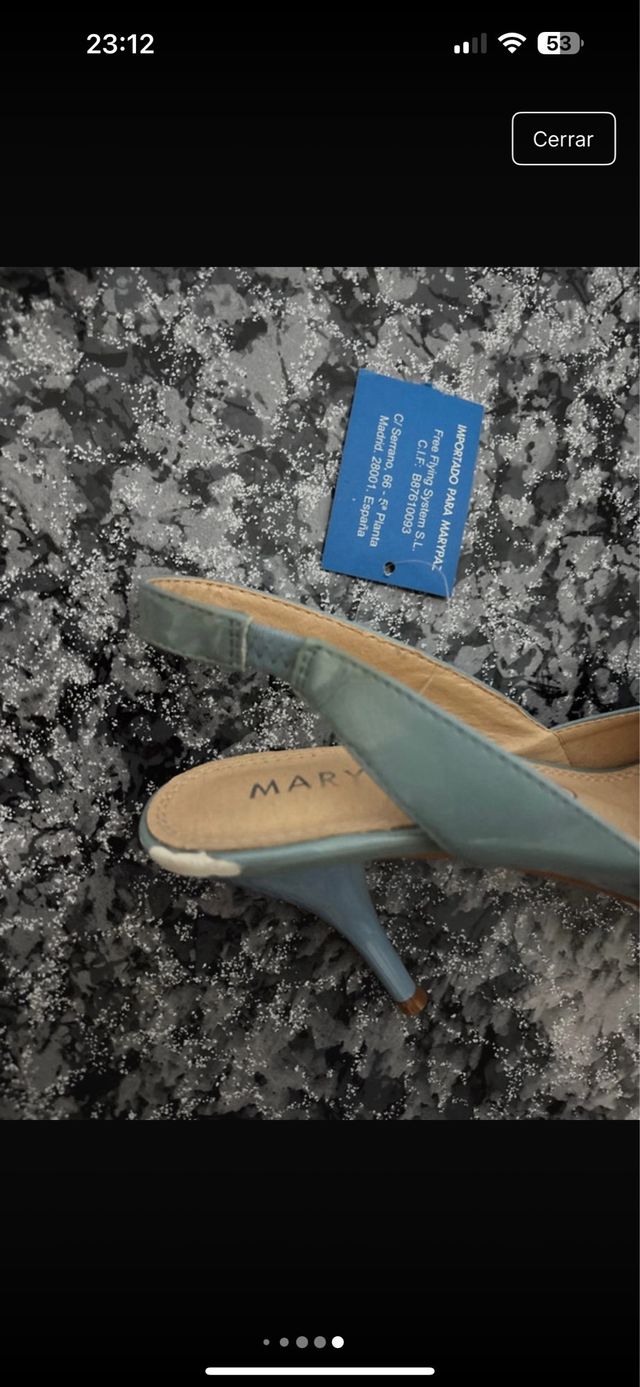 Zapatos de tacón Marypaz azules