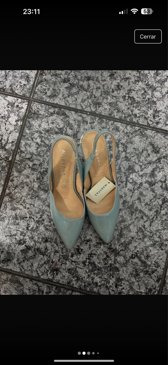 Zapatos de tacón Marypaz azules